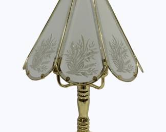 63 - Lamp - 24" tall Used as is electric/electronic/mechanical item. No guarantee all components, untested.
