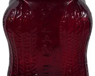 181x - Red Planters Peanut Jar 14"
