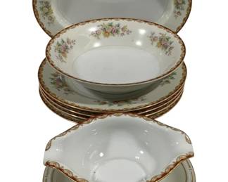 125 - 7pcs of Diamond China Occupied Japan
