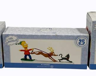 172 - 3 Dept 56 - The Simpsons Figurines in Boxes
