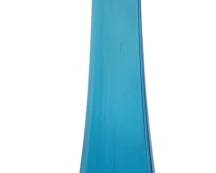 171x - Viking Epic Bluenique Swung Glass Vase 14"
