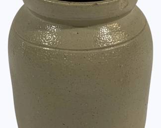 33 - Stoneware Crock - no lid - 8.5 x 6

