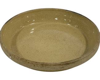 145 - Antique Stoneware Dish - 10"
