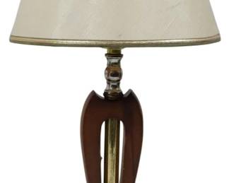 25x - Mid-Century Table Lamp 17" as-is electric/electronic/mechanical item - no guarantee all components present, untested
