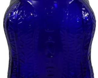 182x - Blue Planters Peanut Jar 14"
