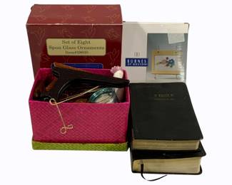 104x - Lot of Assorted Items - Bible & More
