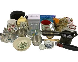 120 - Lot of Assorted Items - Glasses, Canister & More
