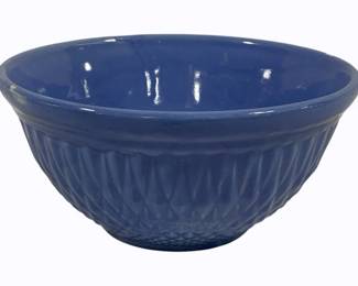 96 - Blue Glass Mixing Bowl - 10 x 5
