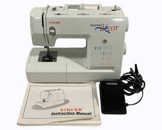 189 - Singer Quantum Decor - Sewing Machine 15 x 8 x 12 used as-is electric/electronic/mechanical item - no guarantee all components present, untested
