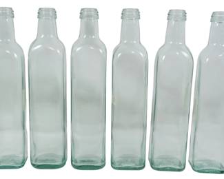 132x - 6 Glass Bottles 10"
