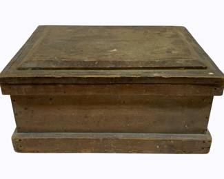 155 - Antique Toolbox w/ Contents - 19 x 15 x 10
