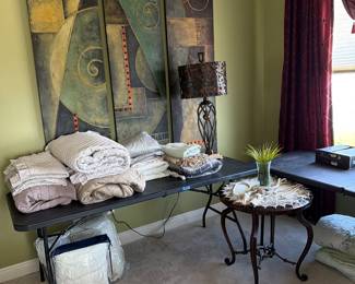 Bedding 3 large paintings