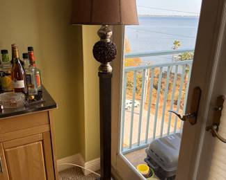 Small grill, floor lamp