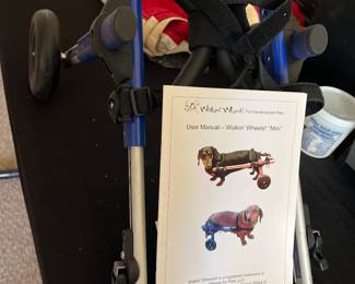 Walking wheels for handicapped pets