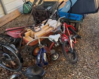 various little tricycles