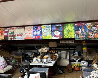 Very nice collection of decorative flags