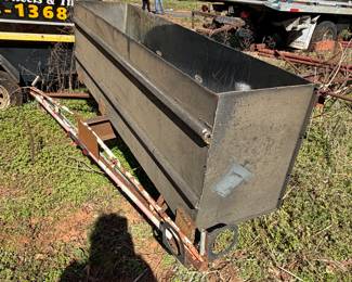 back end of extended trailer