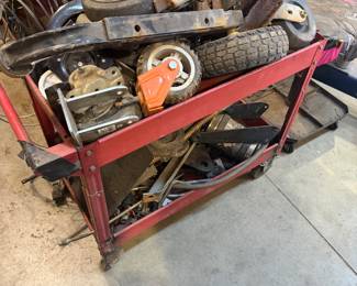 Scrap metal, tires, used parts