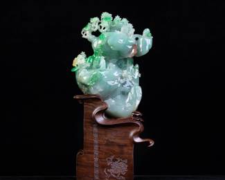 Lot JD800 Jadeite Jade Carving
