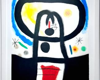 Lot 3472 Original Joan Mir Equinox Etching  Aquatint