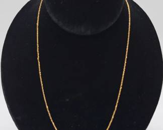 14K 18 Yellow Gold Necklace