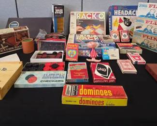 So Many Vintage Board Games And Cards