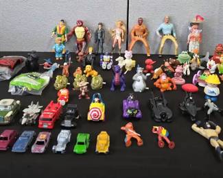Vintage Tootsie Toy Die Cast Cars, McDonalds Toys And More