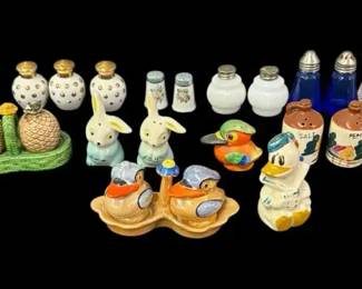 Vintage Salt Pepper Shaker Mystery Lot