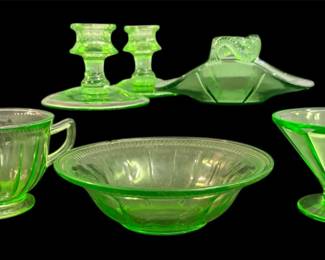 008 Vintage Uranium Candy Dish, Sugar Bowl More