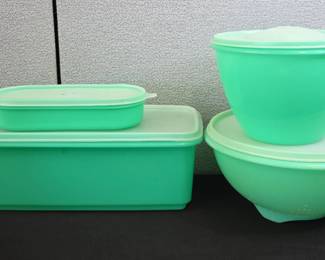Vintage Green Tupperware 