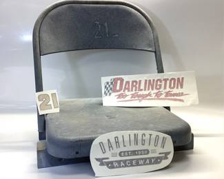 DARLINGTON RACEWAY STADIUM SEAT 21 ORIGINAL STADIUM SEAT 21 FROM DARLINGTON RACEWAY FROM 2003/2004 RENOVATION. NO SHIPPING PICKUP ONLY
