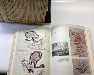  CHRISTOPHER FINCH ( THE ART OF WALT DISNEY) BOOK AND SET OF DISNEYâ€™S WONDERFUL WORLD OF KNOWLEDGE ENCYCLOPEDIA