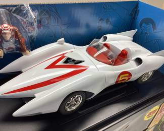 CLASSIC SPEED RACER AND MUNSTERS DIE CAST CARS TELEVISION CLASSICS MACH 5 AND MUNSTERS KOACH