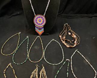ASSORTED NATIVE AMERICAN INSPIRED BEAD JEWELRY