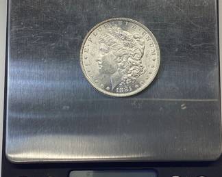 1881-O MORGAN SILVER DOLLAR New Orleans mint