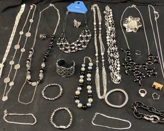 ASSORTED COSTUME JEWELRY, SIMPLY VERA, GIVENCHY, WHITE HOUSE/BLACK MARKET