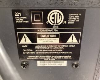 DELL MONITOR WITH STAND, SAMSUNG TV, AND SPEAKERS ALTECâ€¦. NEEDS POWER SUPPLY FOR BOTH MONITOR AND TV NO REMOTE