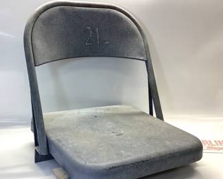 DARLINGTON RACEWAY STADIUM SEAT 21 ORIGINAL STADIUM SEAT 21 FROM DARLINGTON RACEWAY FROM 2003/2004 RENOVATION. NO SHIPPING PICKUP ONLY