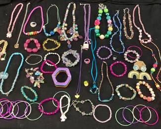  ASSORTED GIRLâ€™S JEWELRY, DISNEY WORLD MICKEY MOUSE 50th ANNIVERSARY BRACELET, CLAIREâ€™S, HOT TOPIC