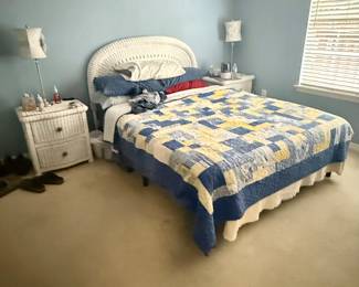 BED IS FOR SALE. QUILTS SHOWN ARE NOT FOR SALE. 