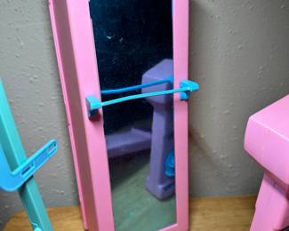 So Barbie can make sure she always looks her best, even during a strenuous workout. 