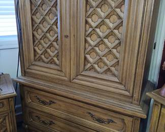 part of full-size bedroom set