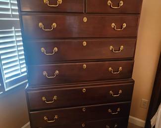 Hickory White Chest of Drawers