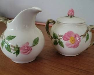 Franciscan ware sugar and creamer,  was $35, NOW $20