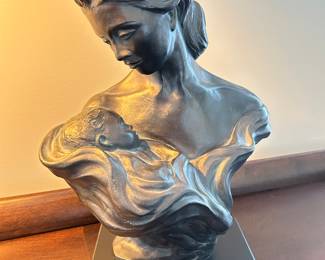 Woman & Child bust, 15"H x 11"W,  $55