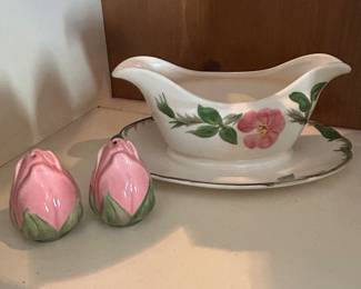 Franciscan S & P & gravy boat included with purchase of place settings ~ 