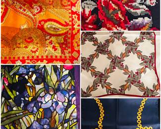 Ellen Tracy, Oscar de la Renta, Metropolitan Museum of Art by Tiffany scarves 