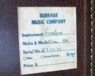 Conn Trumbone 14 H Label