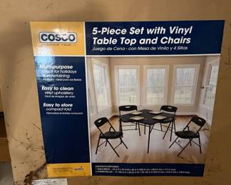 Cosco 5-Piece Folding Table and Chair Set