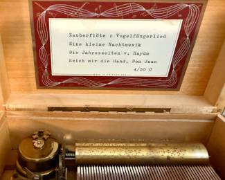 Antique Cylinder Music Box